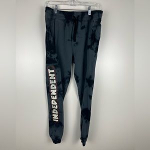 Independent Trucks Sweatpants Size S Black Skateboard Rare